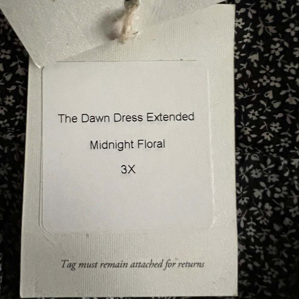 3X NWT Christy Dawn Dress in Midnight Floral - Picture 10 of 12